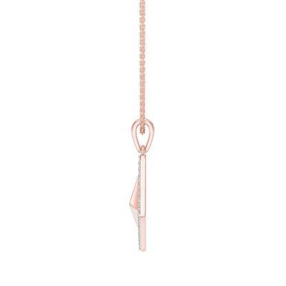 Pink Gold-Triad Pendant_view=SIDE