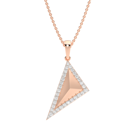 Pink Gold-Aurora Lab-Grown Diamond Pendant_view=TOP