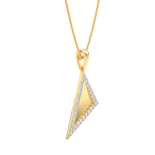 Yellow Gold-Aurora Lab-Grown Diamond Pendant_view=3DV