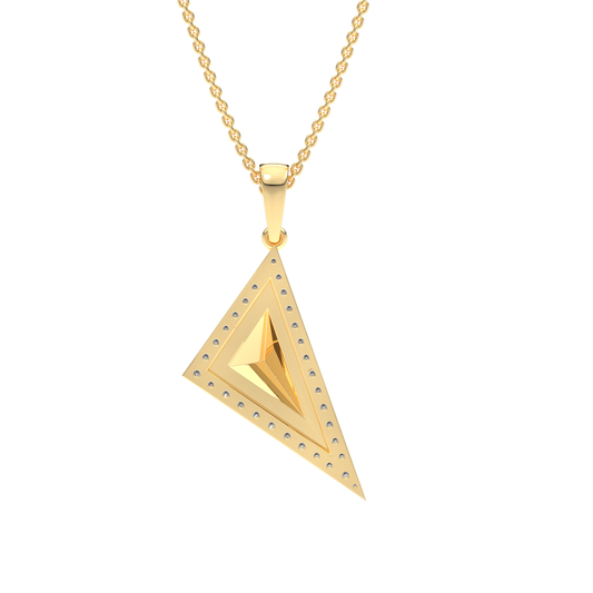 Yellow Gold-Aurora Lab-Grown Diamond Pendant_view=BACK