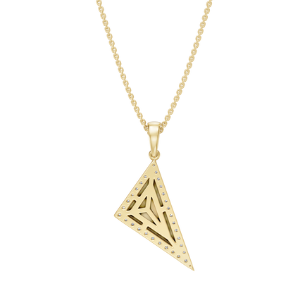 Yellow Gold-Triad Pendant_view=BACK