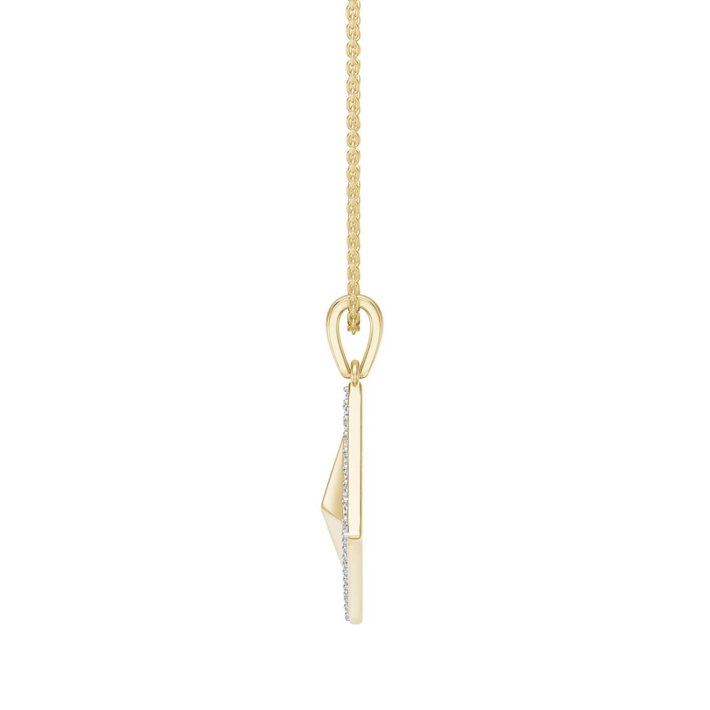 Yellow Gold-Triad Pendant_view=SIDE