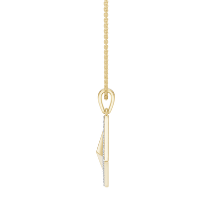 Yellow Gold-Triad Pendant_view=SIDE