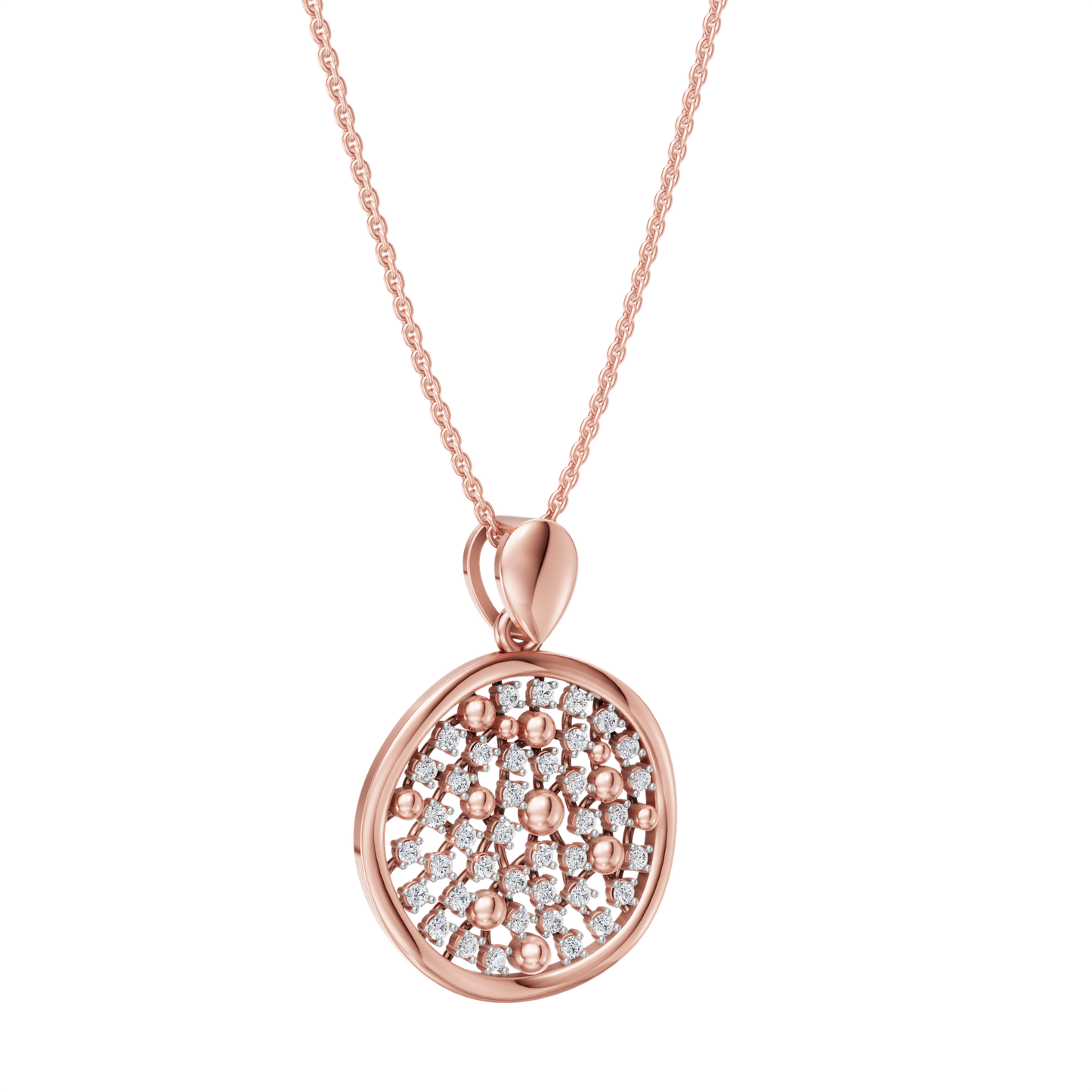 Pink Gold-Atom Pendant_view=3DV