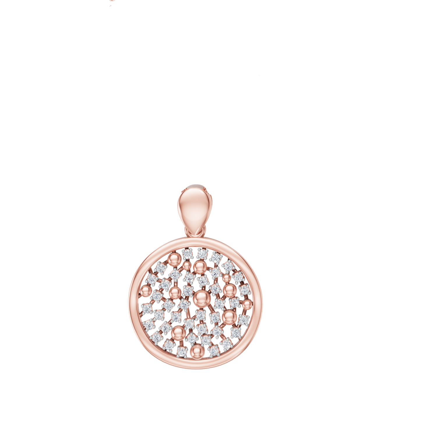 Pink Gold-Atom Pendant_view=FRONT