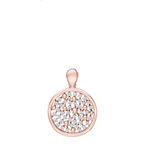 Pink Gold-Atom Pendant_view=FRONT