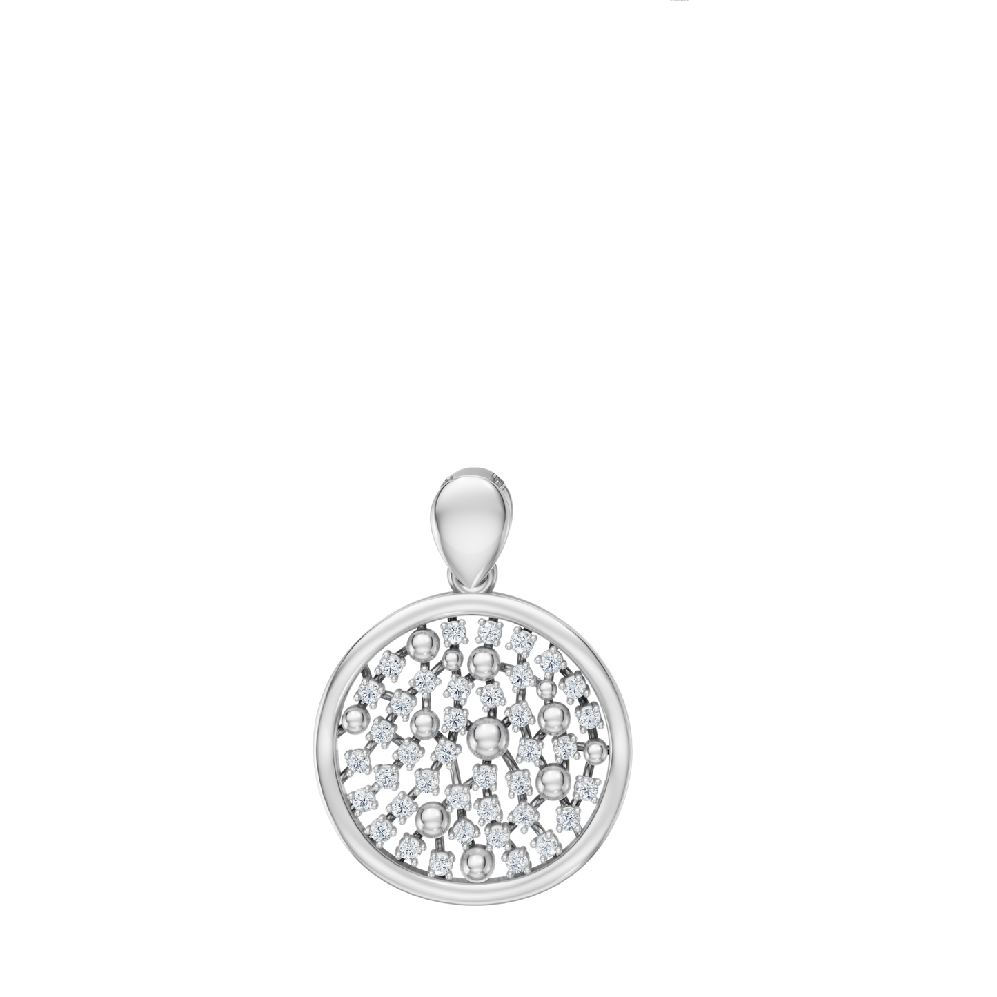 White Gold-Atom Pendant_view=FRONT