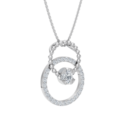 White Gold-Mermaid Link Pendant_view=3DV