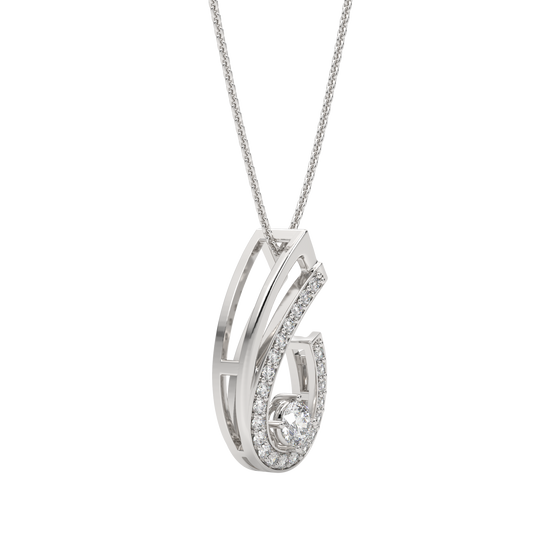 White Gold-Unity Coordinated Pairs Lab-Grown Diamond Pendant_view=3DV