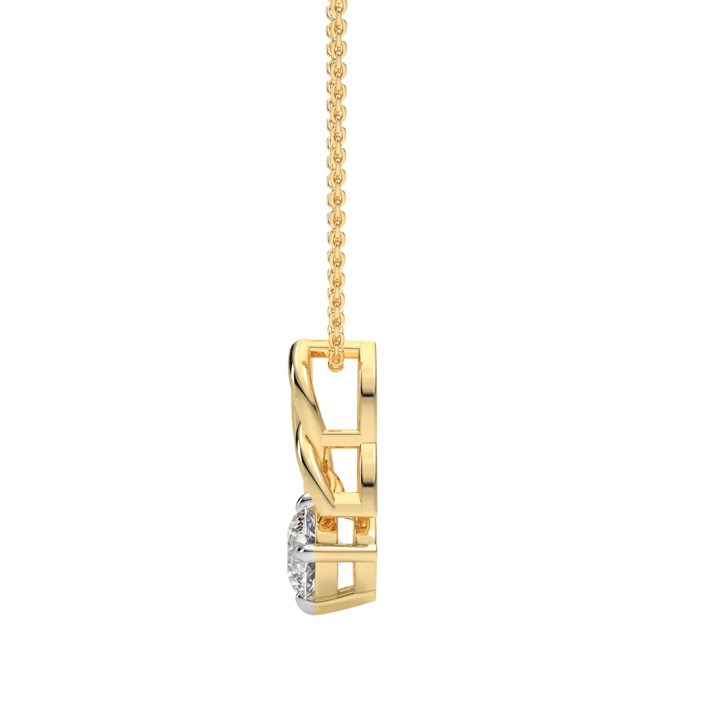 Yellow Gold-Nebula Lab-Grown Diamond Solitaire Pendant_view=SIDE