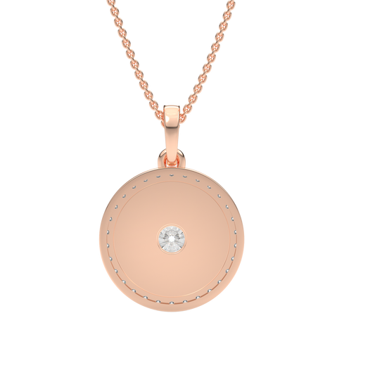 Pink Gold-Aura Lab-Grown Diamond Pendant_view=BACK