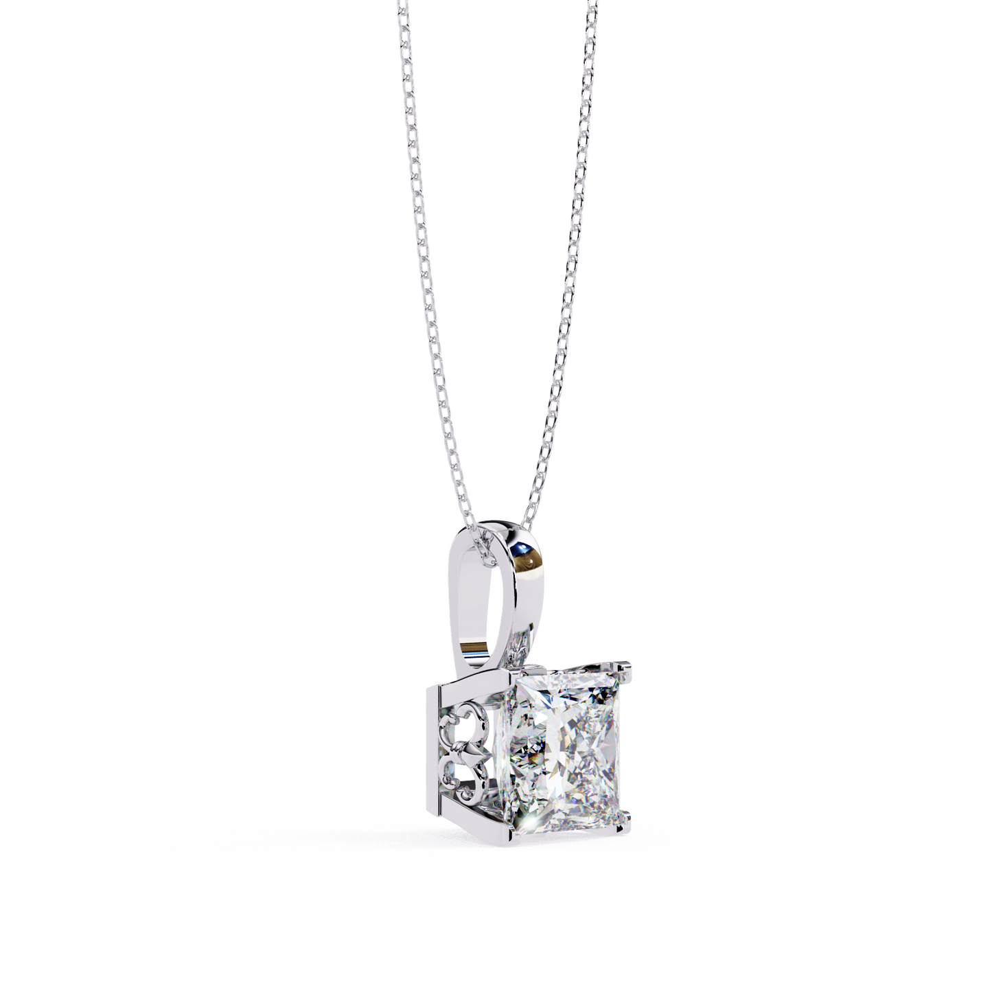 White Gold-Onyx Solitaire Pendant Lab Diamond_view=3DV