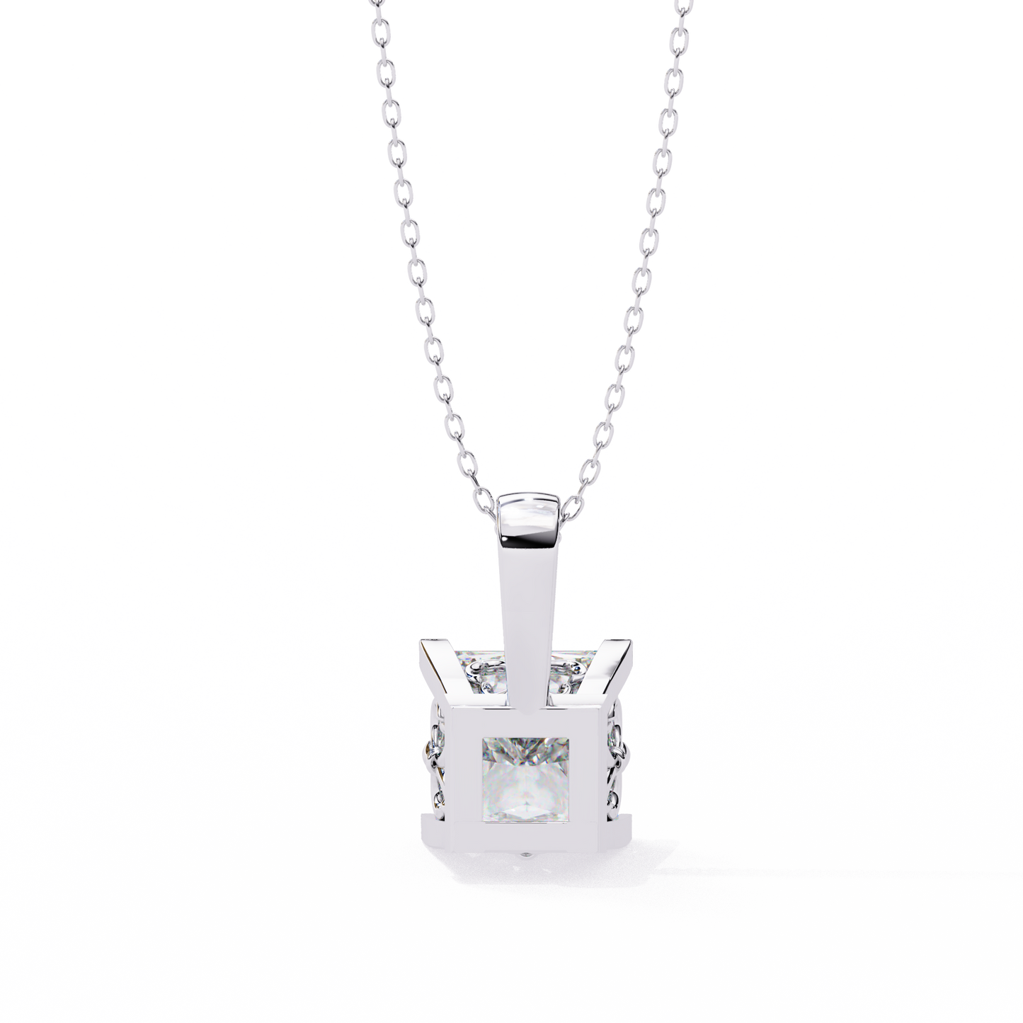 White Gold-Onyx Solitaire Pendant Lab Diamond_view=BACK