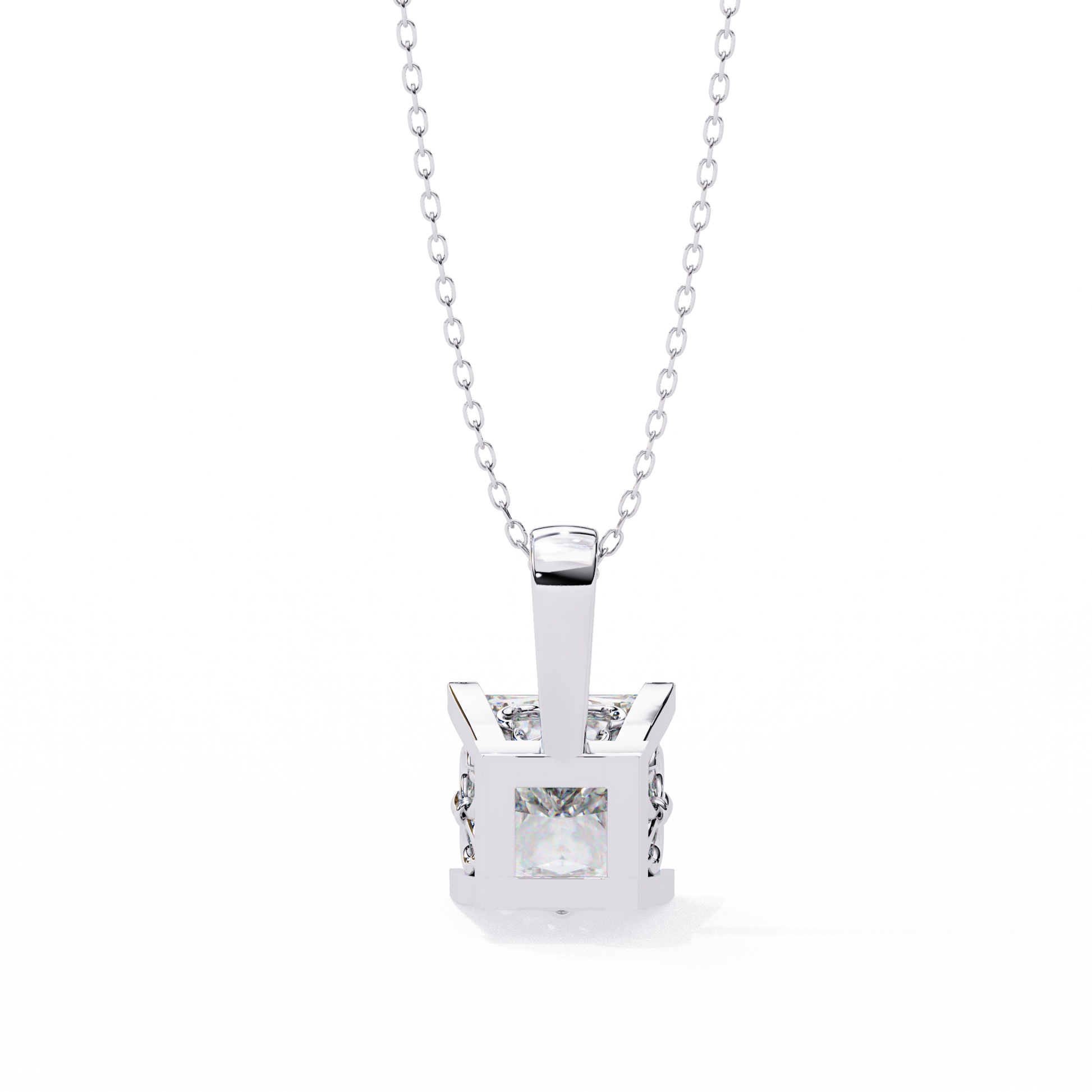 White Gold-Onyx Solitaire Pendant Lab Diamond_view=BACK