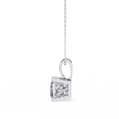 White Gold-Onyx Solitaire Pendant Lab Diamond_view=SIDE