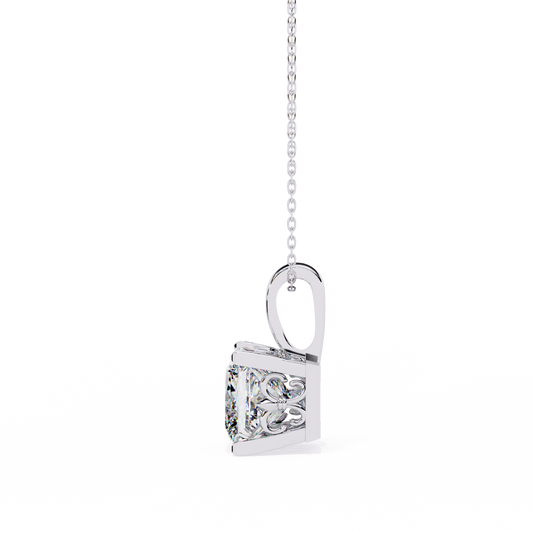White Gold-Onyx Solitaire Pendant Lab Diamond_view=SIDE