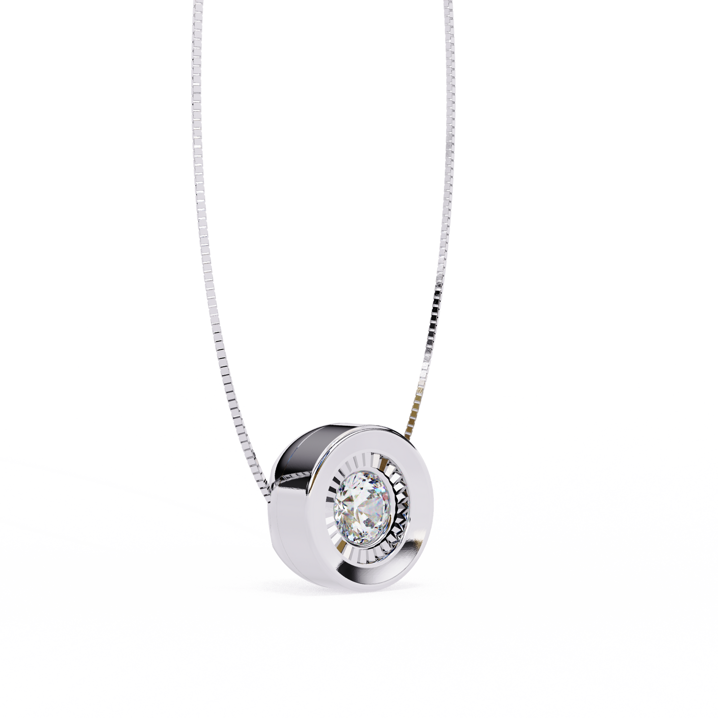 White Gold-Io Solitaire Pendant Lab Diamond_view=3DV