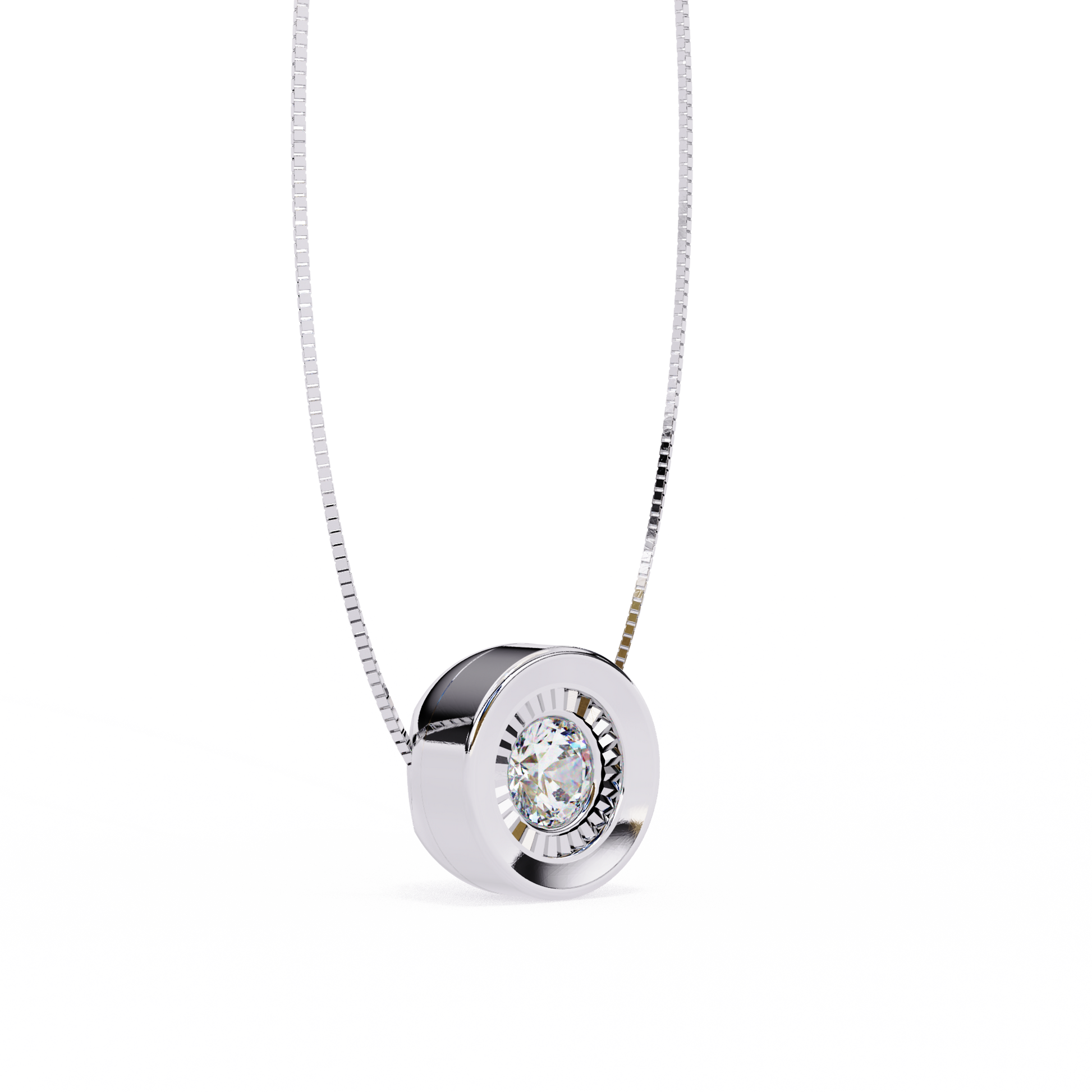 White Gold-Io Solitaire Pendant Lab Diamond_view=3DV