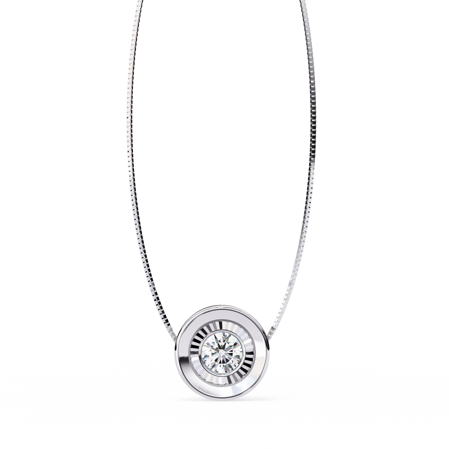 White Gold-Io Solitaire Pendant Lab Diamond_view=TOP