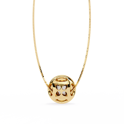 Yellow Gold-Io Solitaire Pendant Lab Diamond_view=BACK