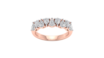 Pink Gold-Nova Lab-Grown Diamond Engagement Ring_view=TOP
