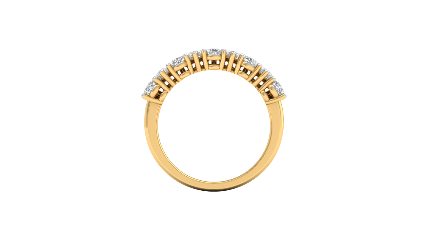 Yellow Gold-Nova Lab-Grown Diamond Engagement Ring_view=FRONT
