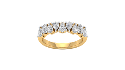 Yellow Gold-Nova Lab-Grown Diamond Engagement Ring_view=TOP