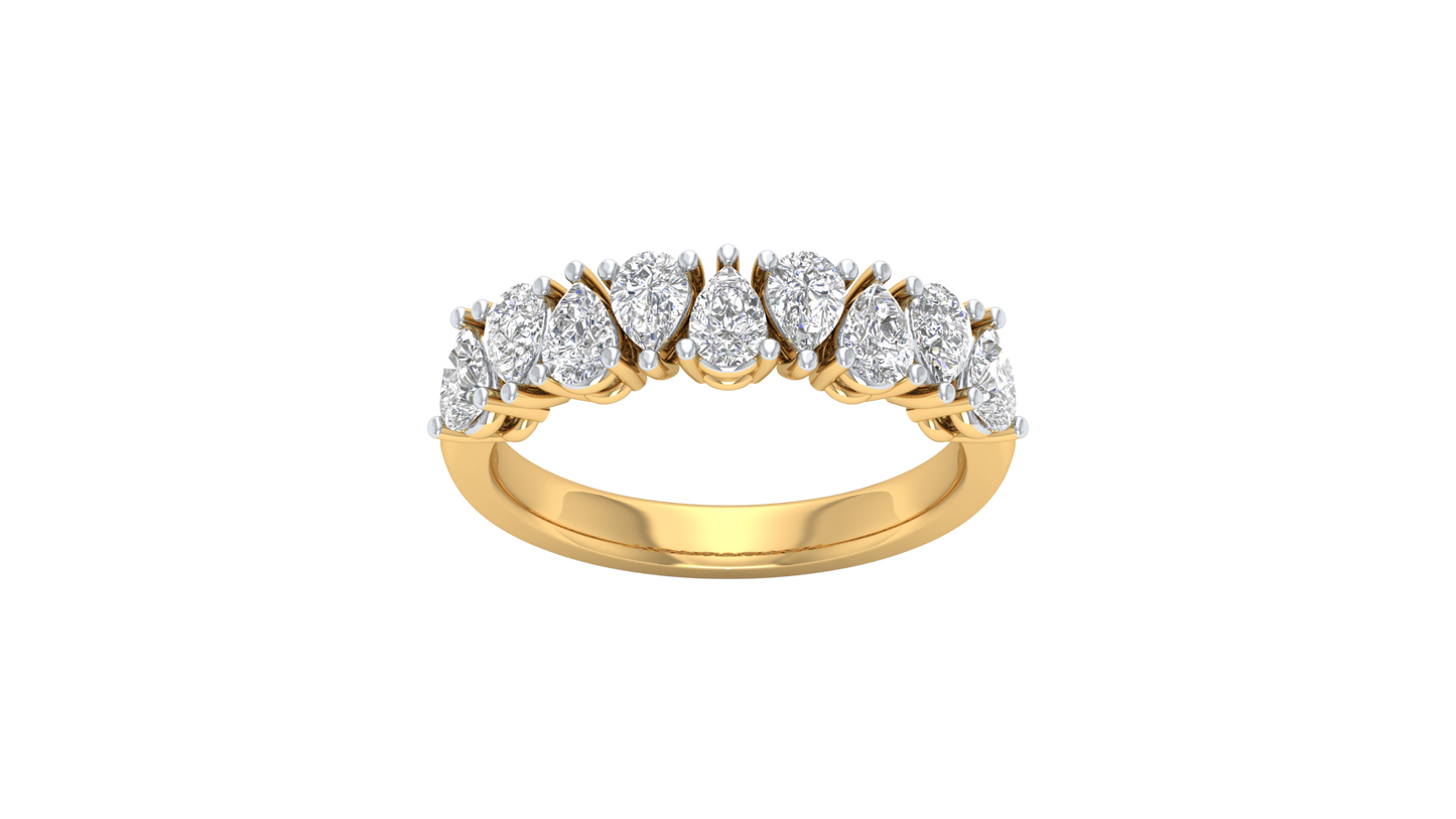 Yellow Gold-Nova Lab-Grown Diamond Engagement Ring_view=TOP