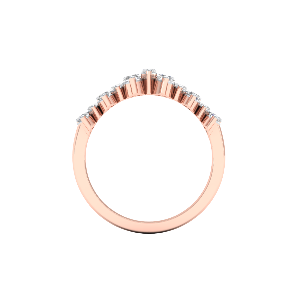 Pink Gold-Harmony Lab-Grown Diamond Engagement Ring_view=FRONT