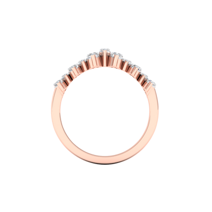 Pink Gold-Harmony Lab-Grown Diamond Engagement Ring_view=FRONT