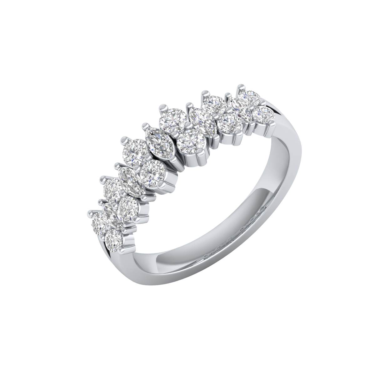 White Gold-Harmony Lab-Grown Diamond Engagement Ring_view=3DV