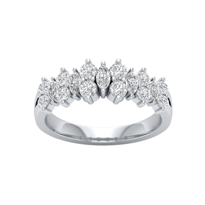 White Gold-Harmony Lab-Grown Diamond Engagement Ring_view=TOP