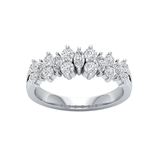 White Gold-Harmony Lab-Grown Diamond Engagement Ring_view=TOP