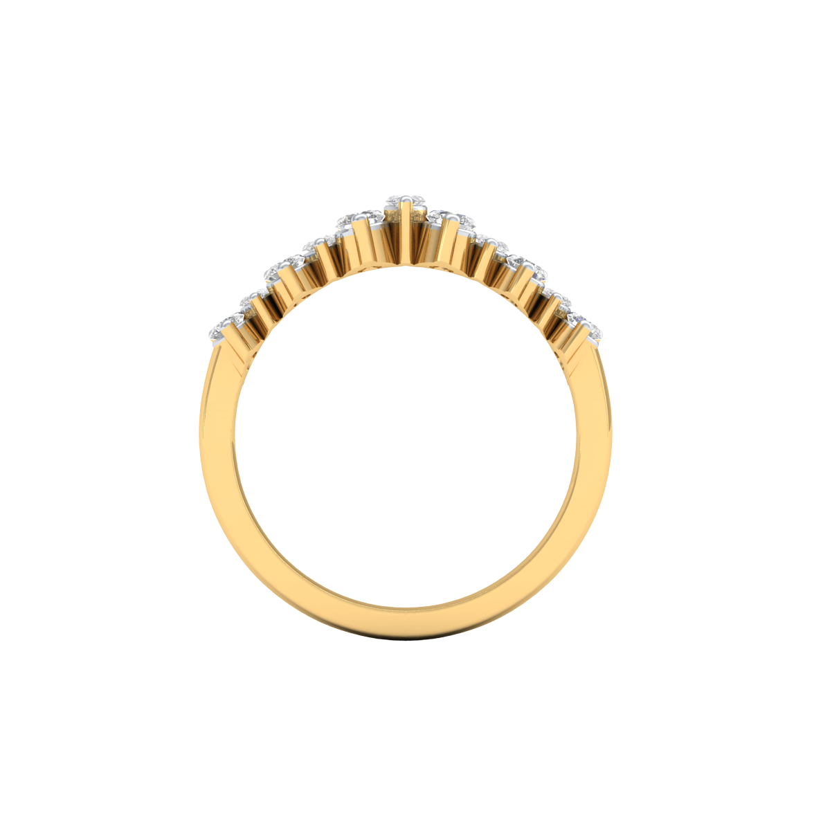 Yellow Gold-Harmony Lab-Grown Diamond Engagement Ring_view=FRONT