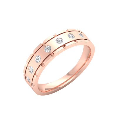 Pink Gold-Fortitude Statement Lab-Grown Diamond Engagement Ring_view=3DV