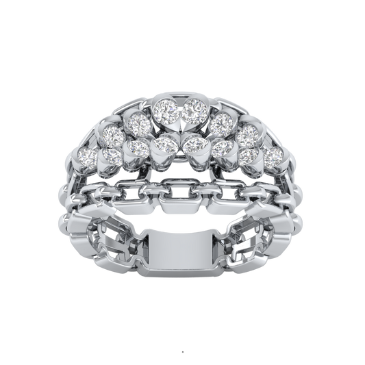 White Gold-Sirius Lab-Grown Diamond Engagement Ring_view=TOP