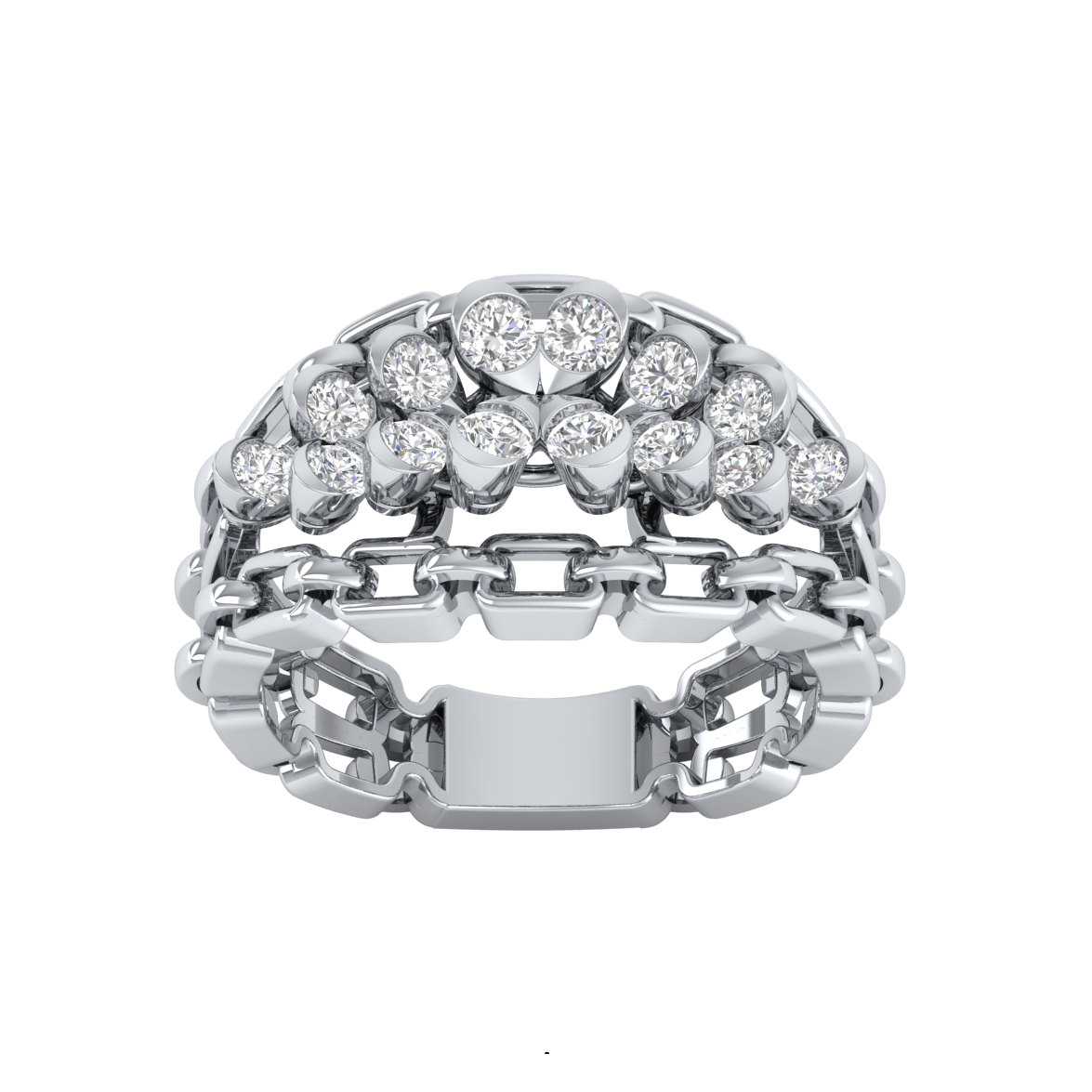 White Gold-Sirius Lab-Grown Diamond Engagement Ring_view=TOP