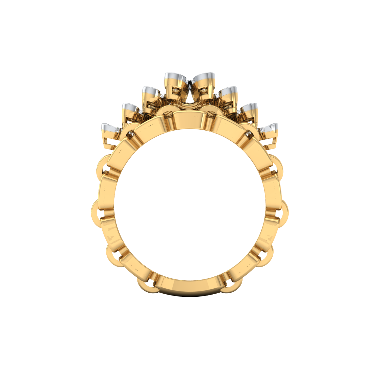 Yellow Gold-Sirius Lab-Grown Diamond Engagement Ring_view=FRONT