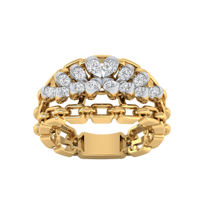 Yellow Gold-Sirius Lab-Grown Diamond Engagement Ring_view=TOP