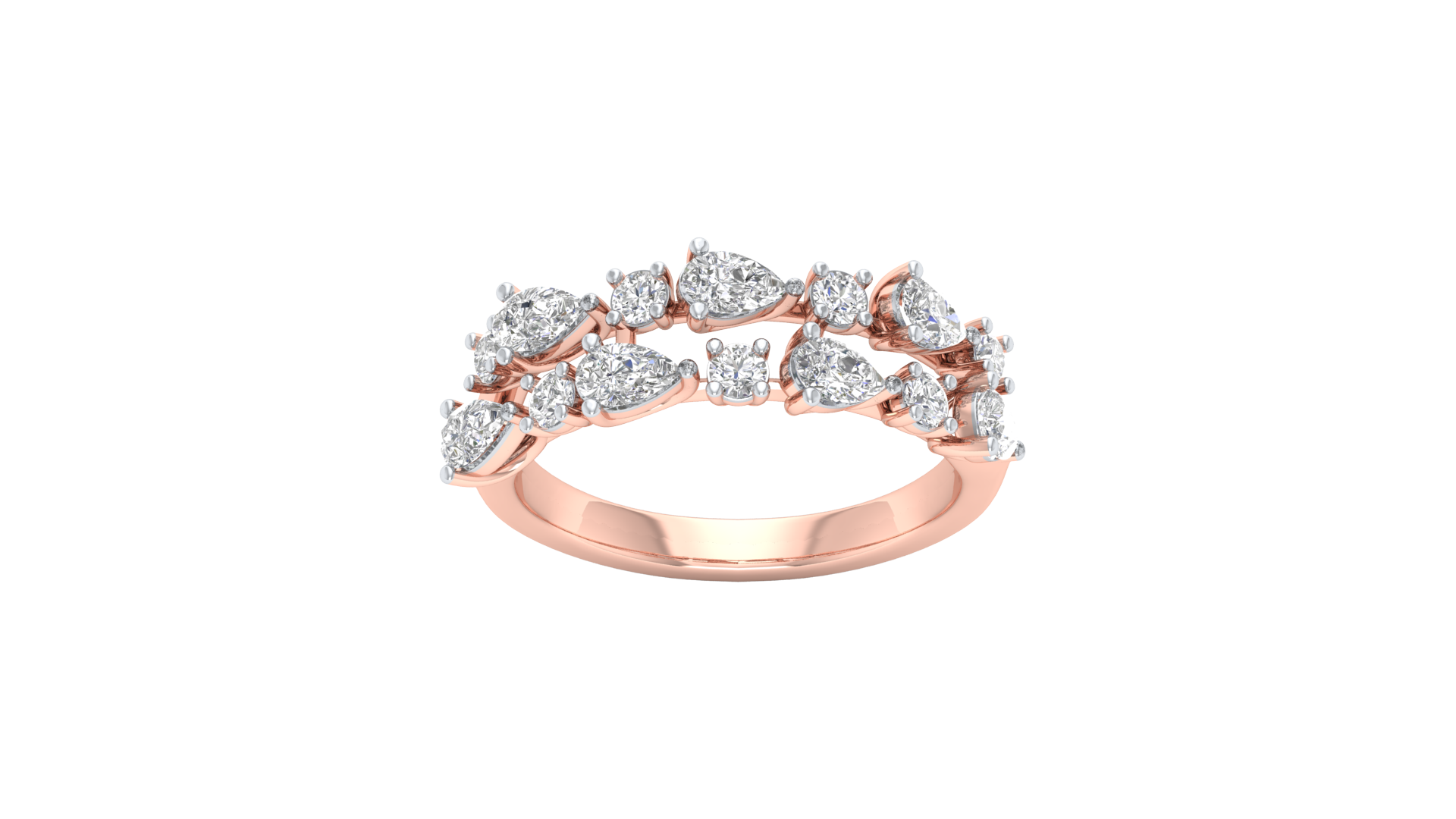 Pink Gold-Whisper Lab-Grown Diamond Engagement Ring_view=TOP