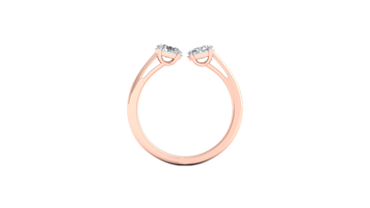 Pink Gold-Meridian Statement Lab-Grown Diamond Engagement Ring_view=FRONT