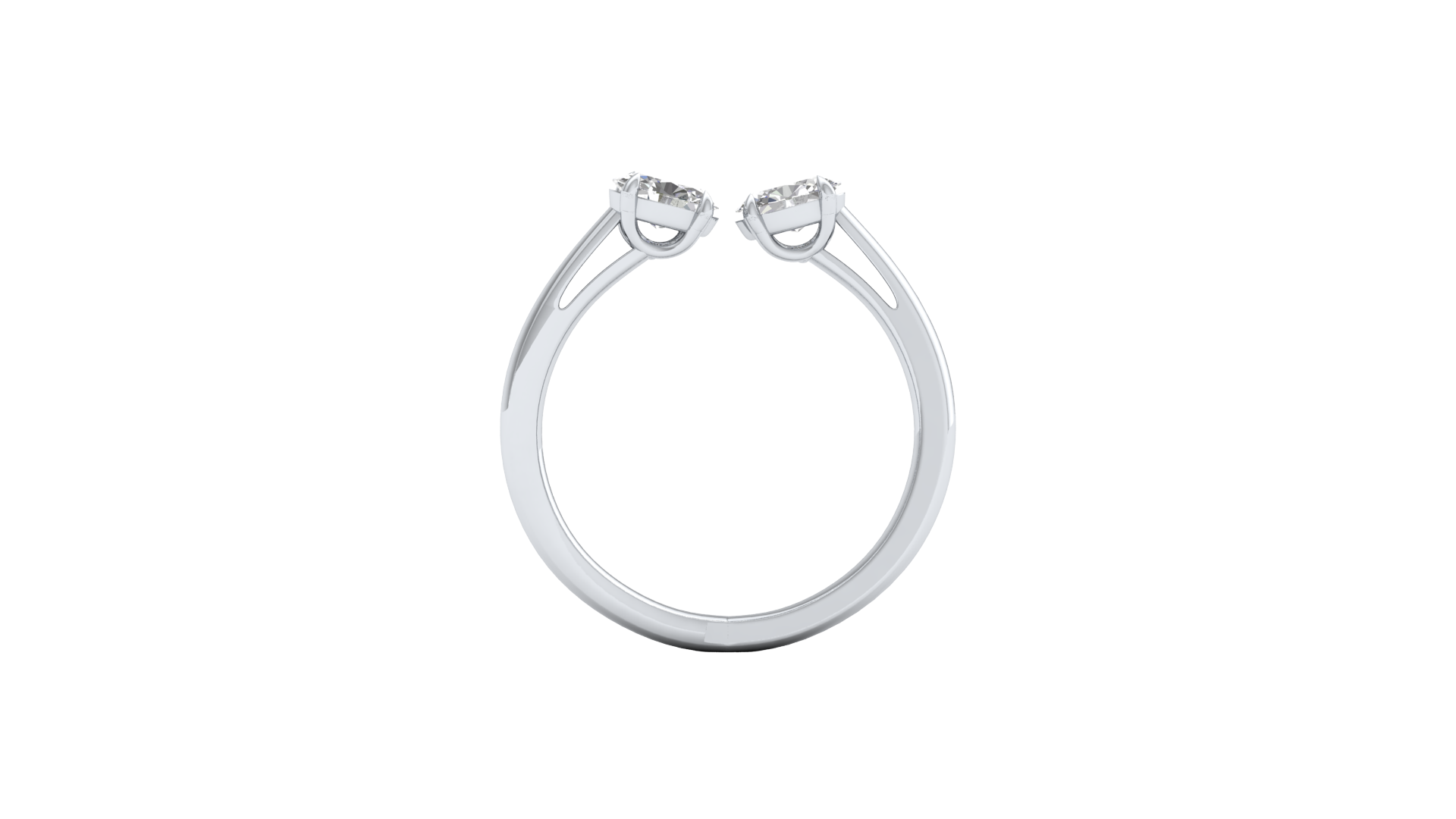 White Gold-Meridian Statement Lab-Grown Diamond Engagement Ring_view=FRONT