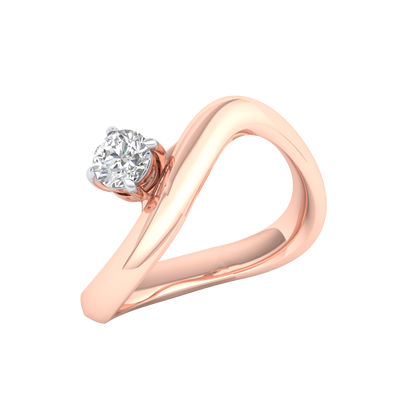 Pink Gold-Cosmic Round Lab-Grown Diamond Ring_view=3DV