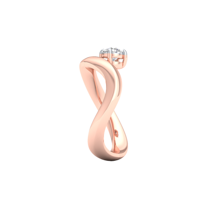 Pink Gold-Cosmic Round Lab-Grown Diamond Ring_view=SIDE