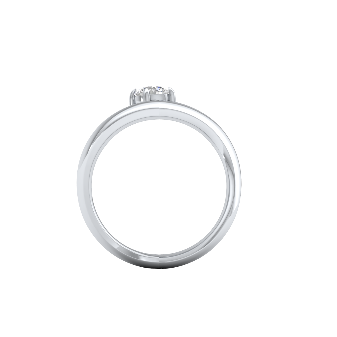 White Gold-Cosmic Round Lab-Grown Diamond Ring_view=FRONT