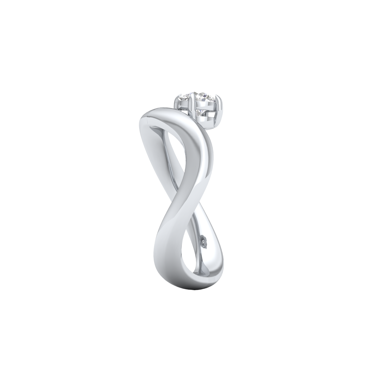 White Gold-Cosmic Round Lab-Grown Diamond Ring_view=SIDE