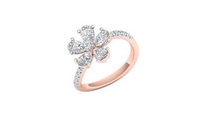 Pink Gold-Supernova Statement Lab-Grown Diamond Engagement Ring_view=3DV