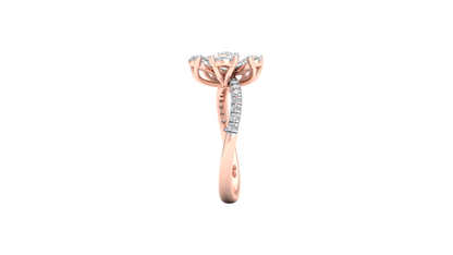 Pink Gold-Supernova Statement Lab-Grown Diamond Engagement Ring_view=SIDE