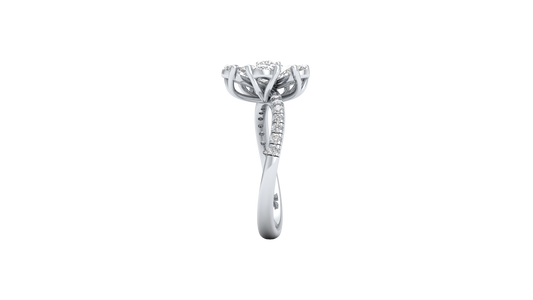 White Gold-Supernova Statement Lab-Grown Diamond Engagement Ring_view=SIDE