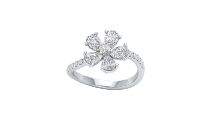 White Gold-Supernova Statement Lab-Grown Diamond Engagement Ring_view=TOP